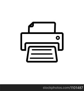 printer icon vector design template