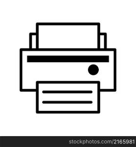 Printer icon Vector sign and symbol on trendy design