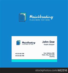 Printer logo Design with business card template. Elegant corporate identity. - Vector