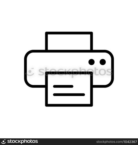 Printer machine icon