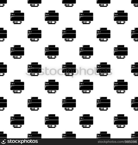 Printer pattern vector seamless repeating for any web design. Printer pattern vector seamless
