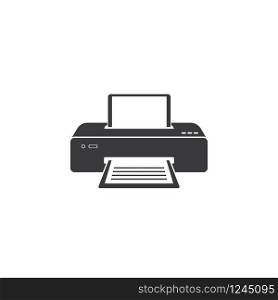 printer vector icon illustration design template