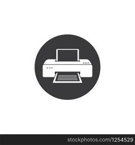 printer vector icon illustration design template