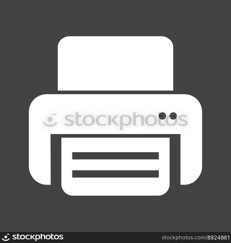 Printer vector image
