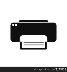 Printericon. Printer flat logo. Vector illustration. Technology. Printericon. Printer flat logo. Vector illustration.