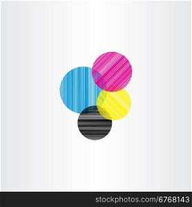 printing color vector background circle design