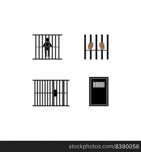 prison icon. vector illustration simple design