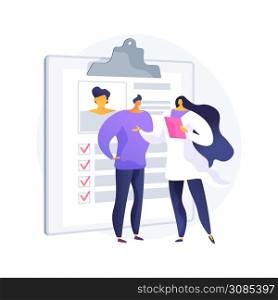Private healthcare abstract concept vector illustration. Private medicine, healthcare insurance, paid medical services, health center, specialist consulting, clinic facility abstract metaphor.. Private healthcare abstract concept vector illustration.