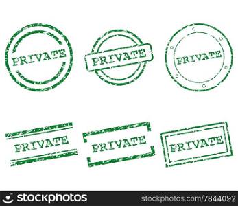 Private stamps