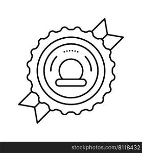 prize sport competition line icon vector. prize sport competition sign. isolated contour symbol black illustration. prize sport competition line icon vector illustration