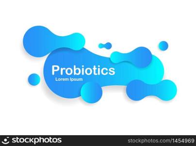 Probiotic bacteria on isolated background. Prebiotic micro lactobacillus icon. Probiotic bacterium for human stomach. Concept healthy nutrition with probiotics. vector illustration. Probiotic bacteria on isolated background. Prebiotic micro lactobacillus icon. Probiotic bacterium for human stomach. Concept healthy nutrition with probiotics. vector