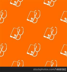 Problem search smartphone pattern vector orange for any web design best. Problem search smartphone pattern vector orange
