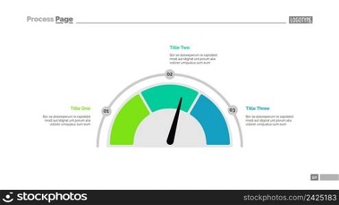 Process chart with arrow slide template. Business data. Graph, diagram, design. Creative concept for presentation, marketing, report. Can be used for topics like structure, progression, goal