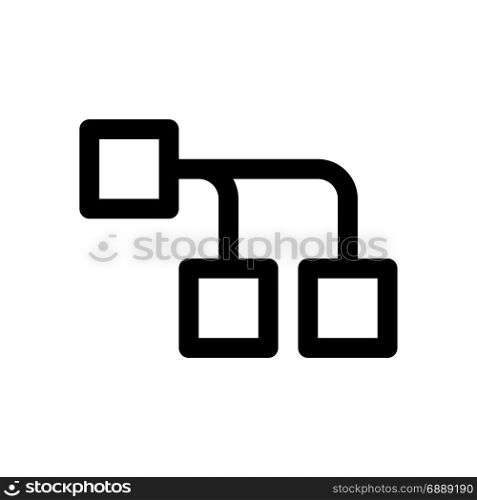 process diagram, icon on isolated background