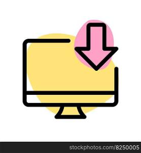 Process of transferring or saving files in system.