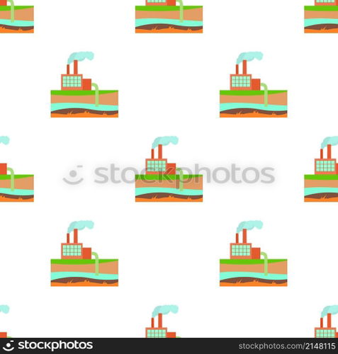 Processing plant pattern seamless background texture repeat wallpaper geometric vector. Processing plant pattern seamless vector
