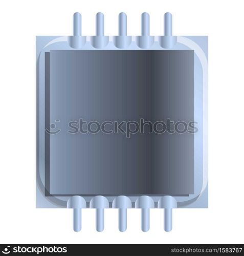 Processor capacitor icon. Cartoon of processor capacitor vector icon for web design isolated on white background. Processor capacitor icon, cartoon style
