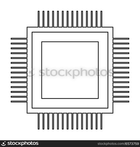 Processor icon .