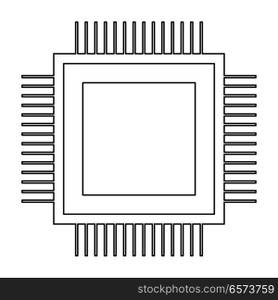 Processor icon .
