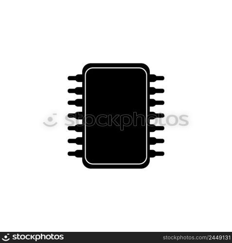 processor icon logo vector design template