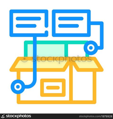 product business management color icon vector. product business management sign. isolated symbol illustration. product business management color icon vector illustration