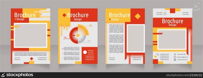 Product development life cycle blank brochure design. Template set with copy space for text. Premade corporate reports collection. Editable 4 paper pages. Ubuntu Condensed, Arial Regular fonts used. Product development life cycle blank brochure design