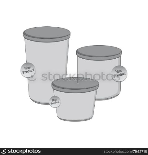 product industry packaging container vector graphic art design illustration
