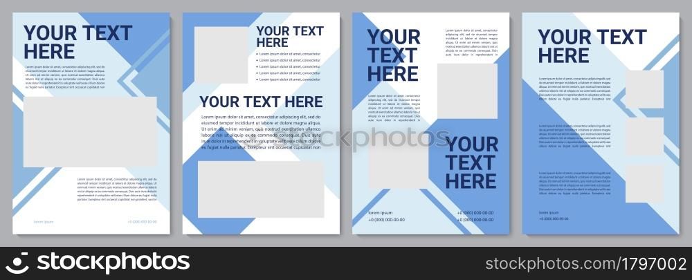 Product proposal brochure template. Company strategy. Flyer, booklet, leaflet print, cover design with copy space. Your text here. Vector layouts for magazines, annual reports, advertising posters. Product proposal brochure template