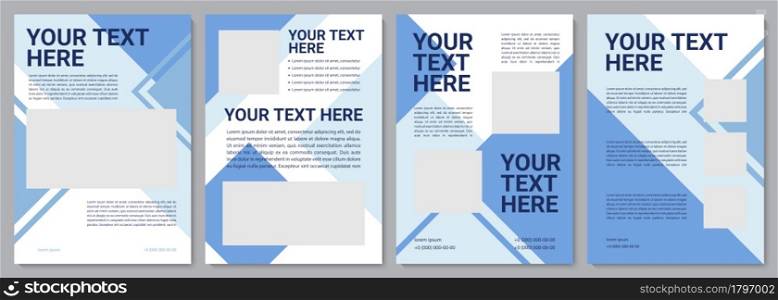 Product proposal brochure template. Company strategy. Flyer, booklet, leaflet print, cover design with copy space. Your text here. Vector layouts for magazines, annual reports, advertising posters. Product proposal brochure template
