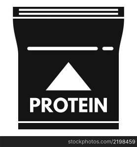 Product protein icon simple vector. Sport container. Gym food. Product protein icon simple vector. Sport container