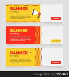 Product purchase horizontal web banner design template. Vector flyer with text space. Advertising placard with customized copyspace. Promotional printable poster for advertising. Graphic layout. Product purchase horizontal web banner design template