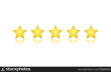 Product ratings, five stars or golden star, quality rating, feedback, premium icon flat logo in yellow on isolated white background. EPS 10 vector.. Product ratings, five stars or golden star, quality rating, feedback, premium icon flat logo in yellow on isolated white background. EPS 10 vector