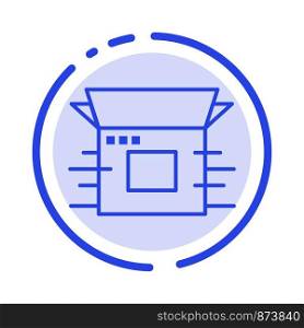 Product Release, Business, Modern, Product, Release Blue Dotted Line Line Icon