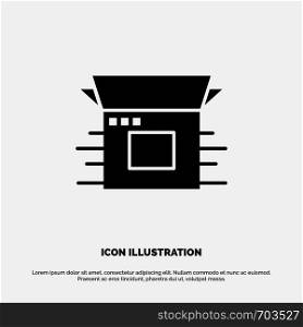 Product Release, Business, Modern, Product, Release solid Glyph Icon vector