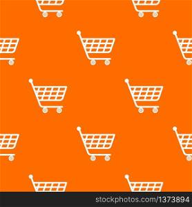 Product trolley pattern vector orange for any web design best. Product trolley pattern vector orange
