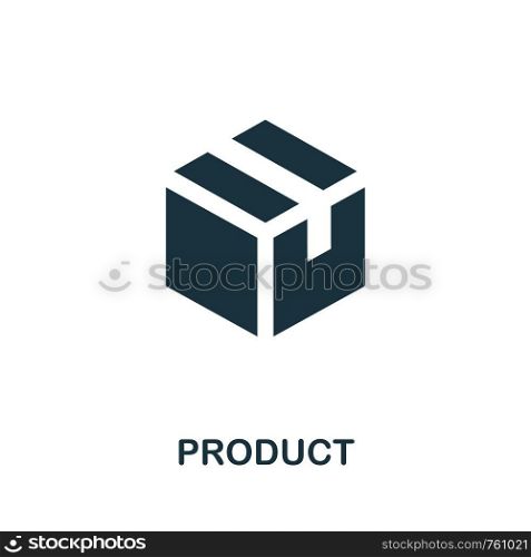 Product vector icon illustration. Creative sign from quality control icons collection. Filled flat Product icon for computer and mobile. Symbol, logo vector graphics.. Product vector icon symbol. Creative sign from quality control icons collection. Filled flat Product icon for computer and mobile