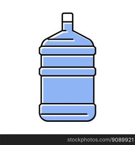 product water plastic bottle color icon vector. product water plastic bottle sign. isolated symbol illustration. product water plastic bottle color icon vector illustration