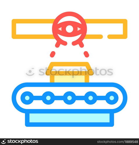 production control color icon vector. production control sign. isolated symbol illustration. production control color icon vector illustration