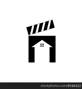 production house icon logo vector design template