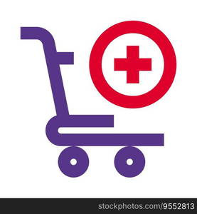 Products added to carts for online shopping