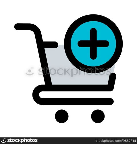 Products added to carts for online shopping