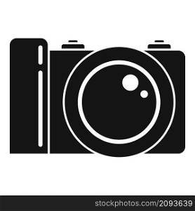 Professional camera icon simple vector. Photography camcorder. Digital photo. Professional camera icon simple vector. Photography camcorder