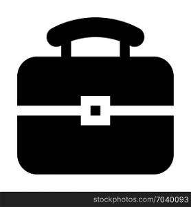 professional carry bag, icon on isolated background