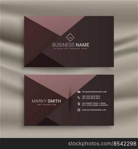 professional dark business card design template