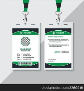 Professional ID Card Design Template