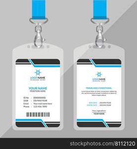 Professional ID Card Design Template