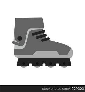 Professional inline skates icon. Flat illustration of professional inline skates vector icon for web design. Professional inline skates icon, flat style