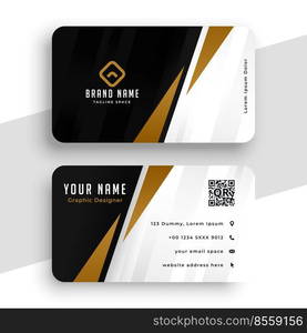 professional modern business identity card template design