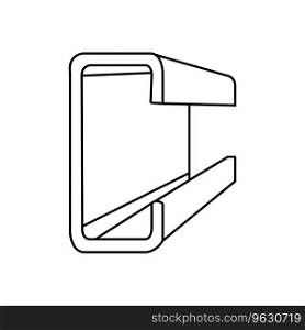 Profile steel icon vector illustration design