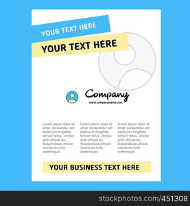 Profile Title Page Design for Company profile ,annual report, presentations, leaflet, Brochure Vector Background